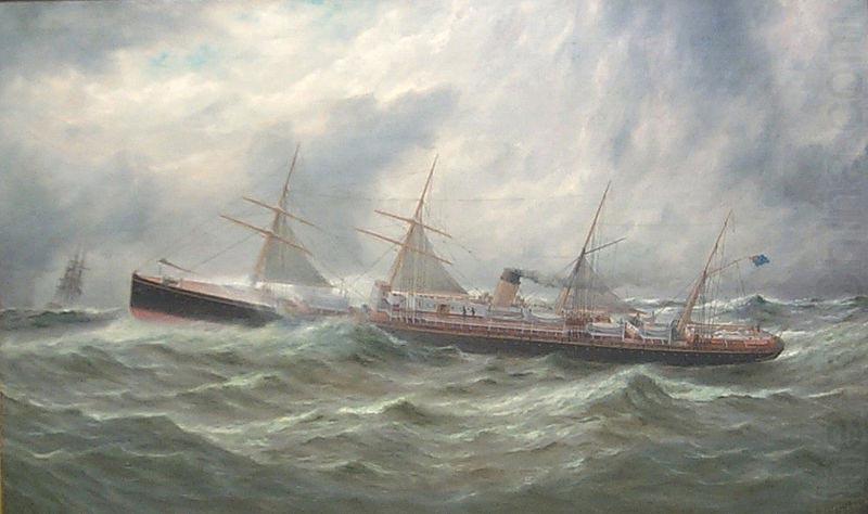 George Parker Greenwood White Star Liner Adriatic china oil painting image